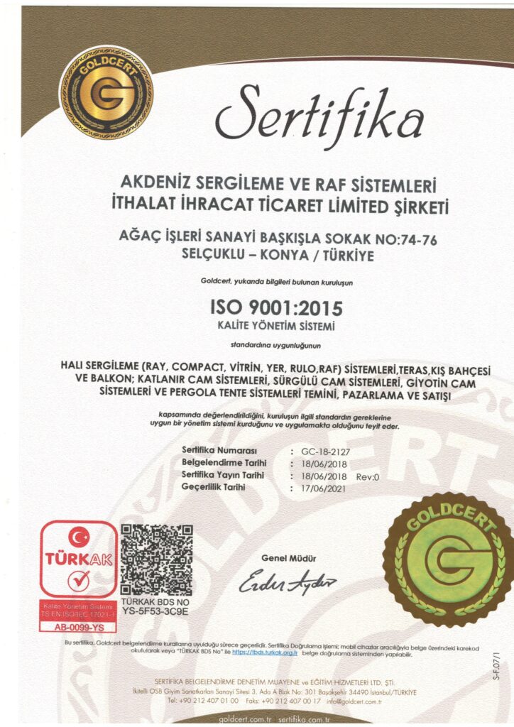 ISO 9001-2015-DIŞ LTD ŞTİ-TR